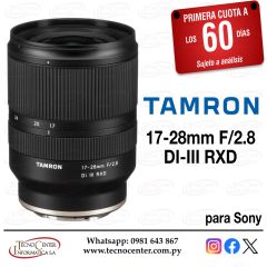 Lente Tamron 17-28mm. F/2.8 DI-III RXD p/ Sony